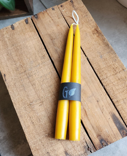 10" Danish Taper Candle - Assorted Colours - Grow & Bloom Co.