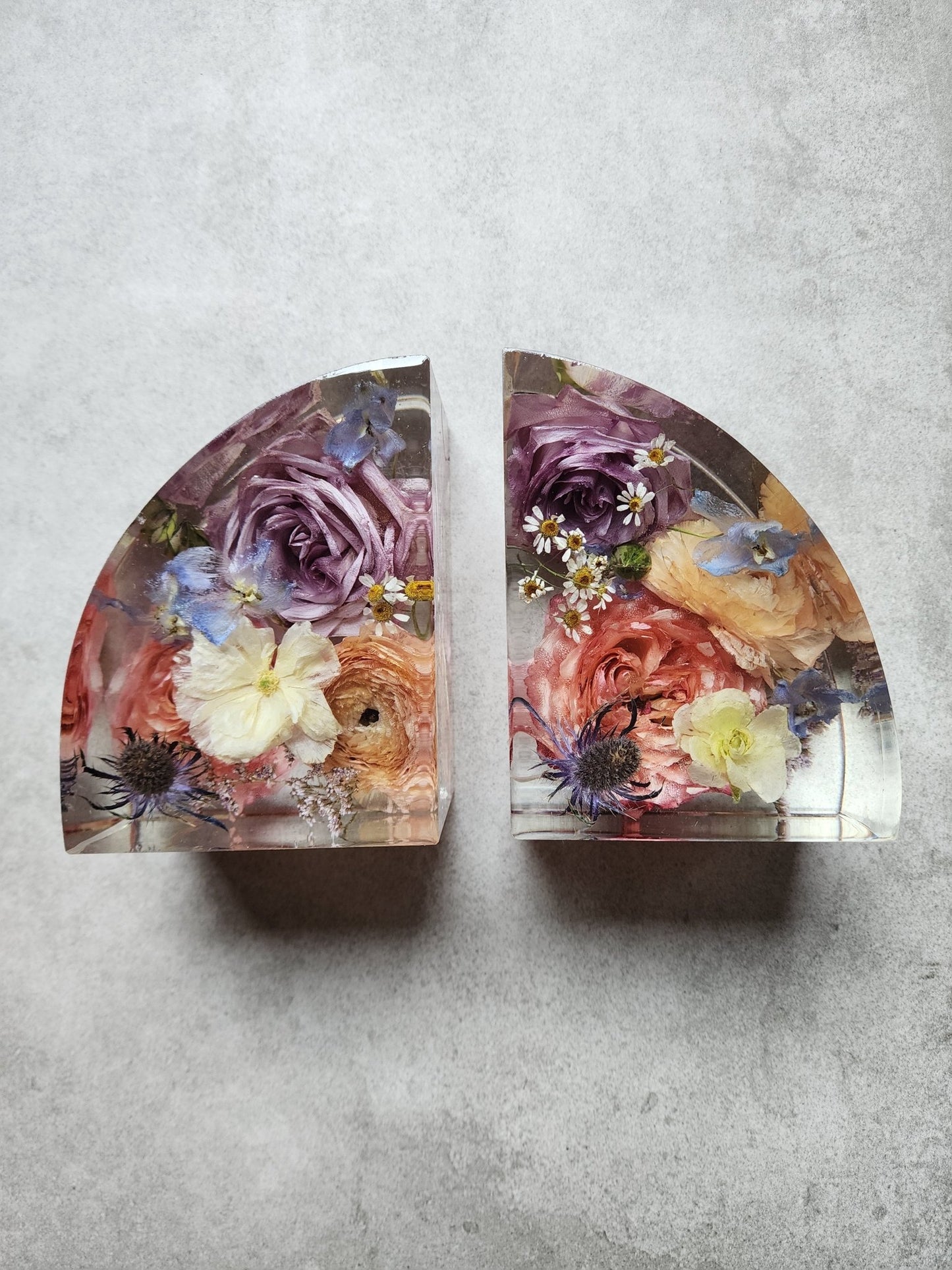 4" x 5" Resin Book End Pair - Grow & Bloom Co.