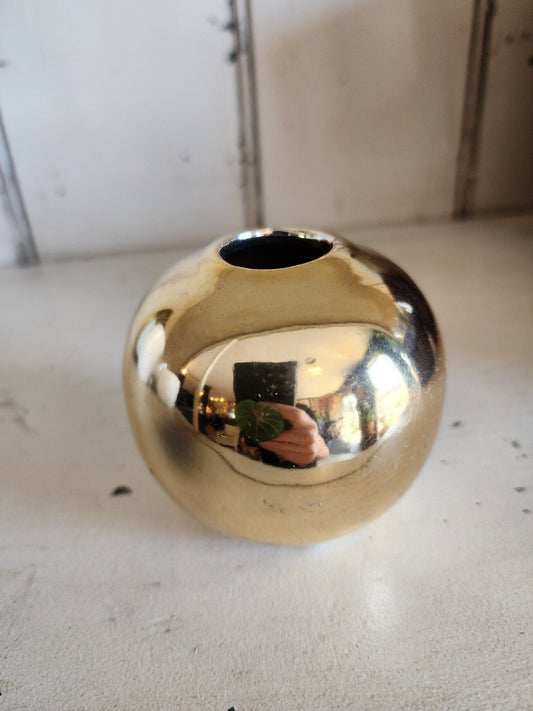 Jojo Gold Sphere Budvase - Grow & Bloom Co.