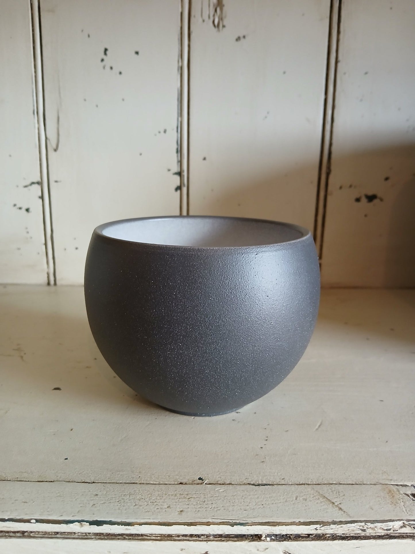 Luna Pot 4.75" x 3.5" - Black - Grow & Bloom Co.
