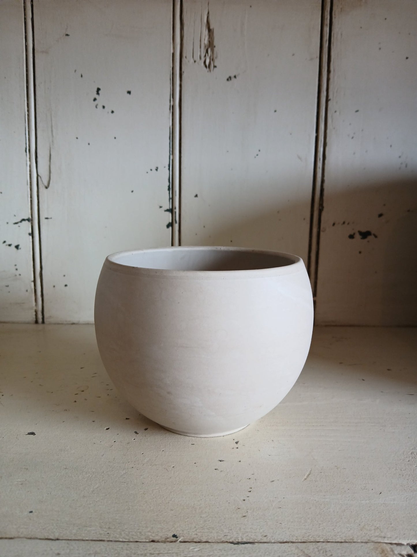 Luna Pot 4.75" x 3.5" - Cream - Grow & Bloom Co.