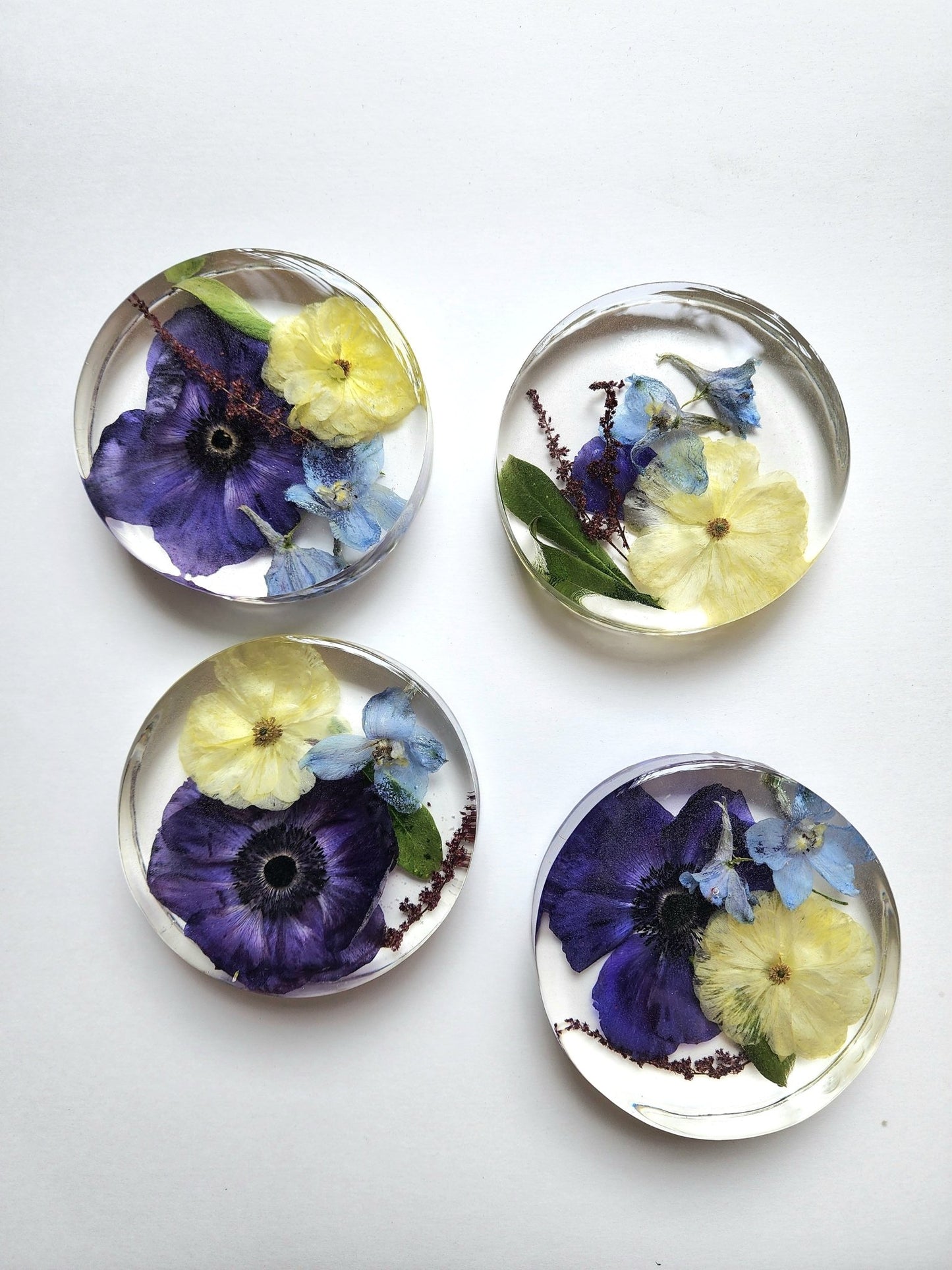 Resin Coasters - Set of 4 - Grow & Bloom Co.
