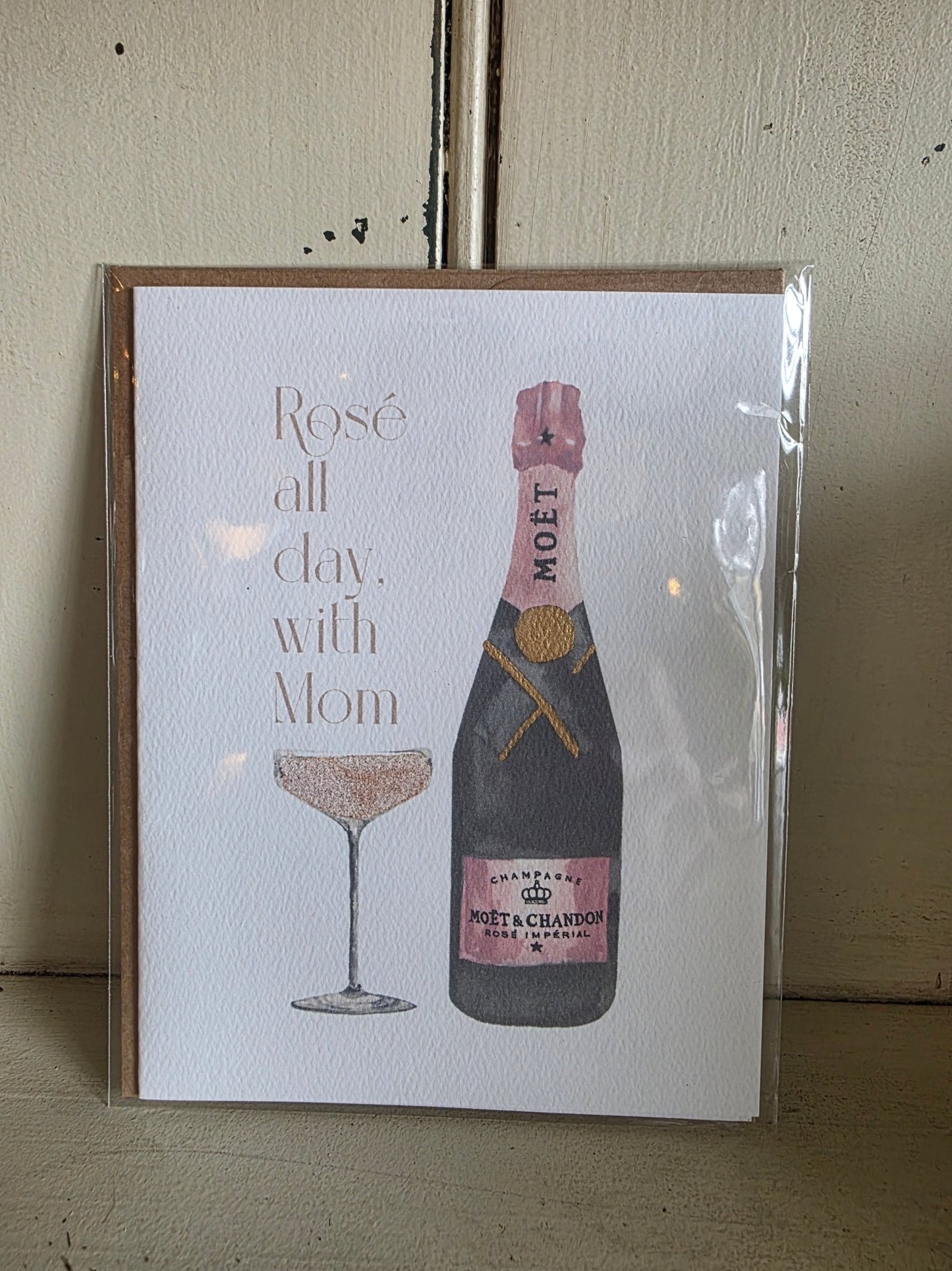 Rosé all Day with Mom Card - Grow & Bloom Co.