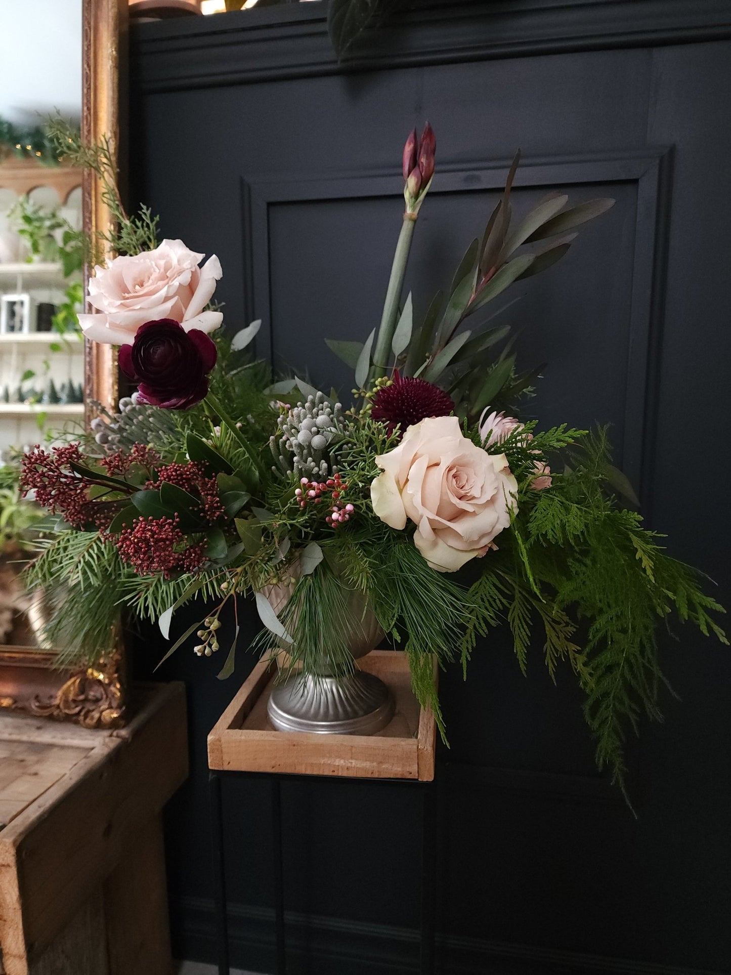 Victorian Christmas Arrangement - Grow & Bloom Co.