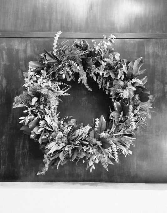 On the winter wreath - Grow & Bloom Co.
