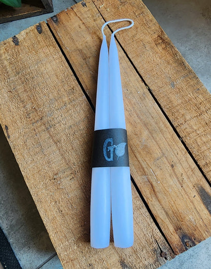 10" Danish Taper Candle - Assorted Colours - Grow & Bloom Co.