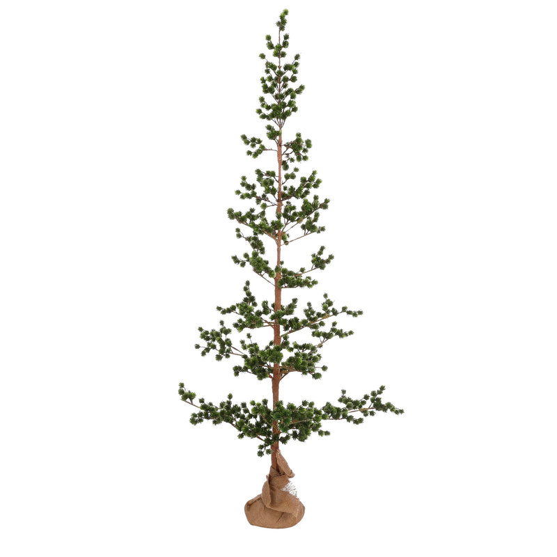 Faux Fir Tree with Burlap - 9.5" x 7