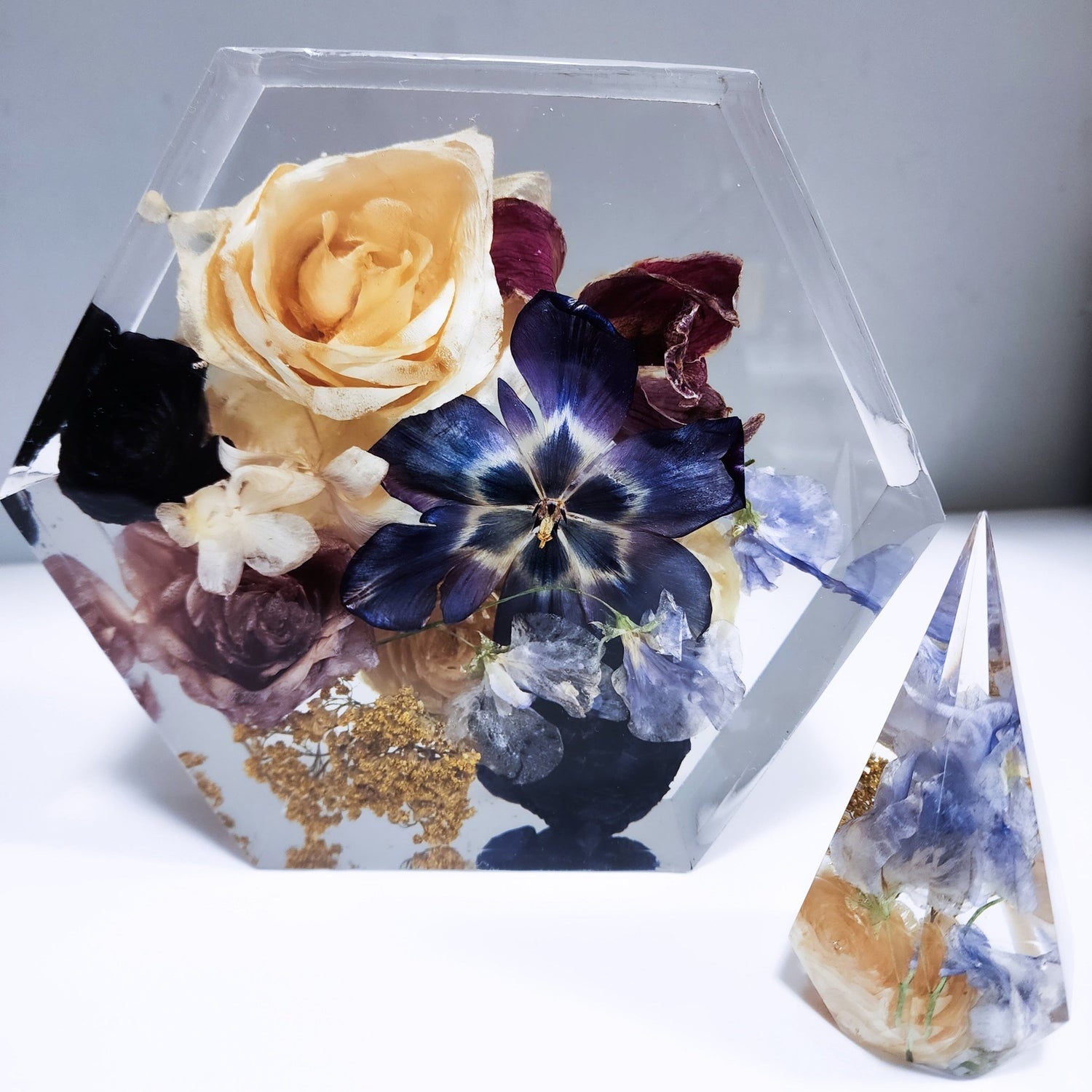 7" Resin Hexagon - Grow & Bloom Co.