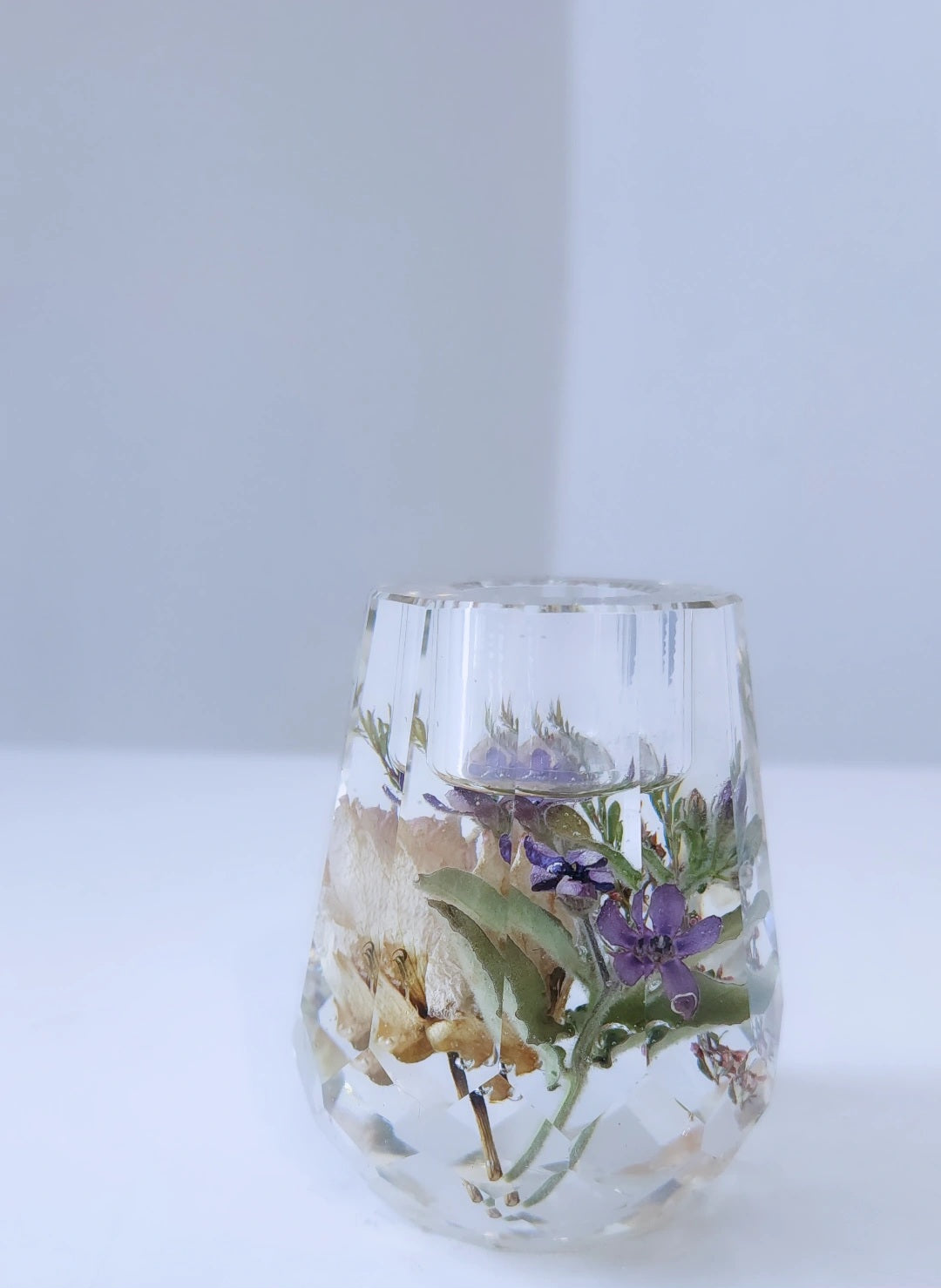Resin Taper Candle Holder