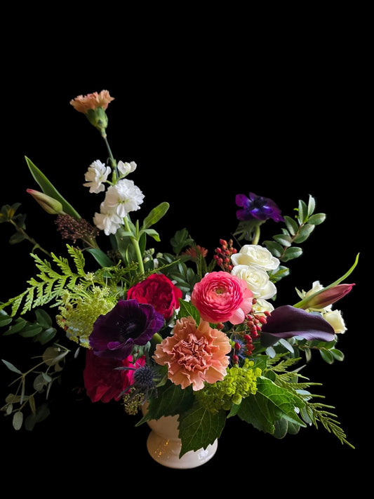 Bejeweled Holiday Arrangement - Grow & Bloom Co.