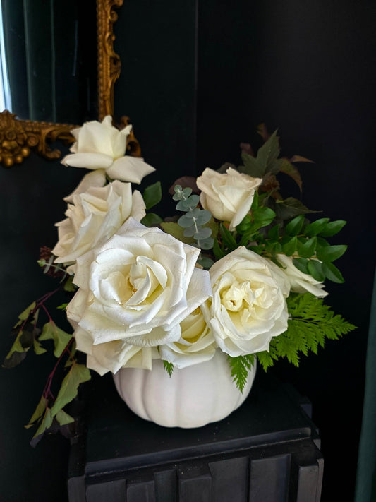 Cinderella Pumpkin Arrangement - Grow & Bloom Co.