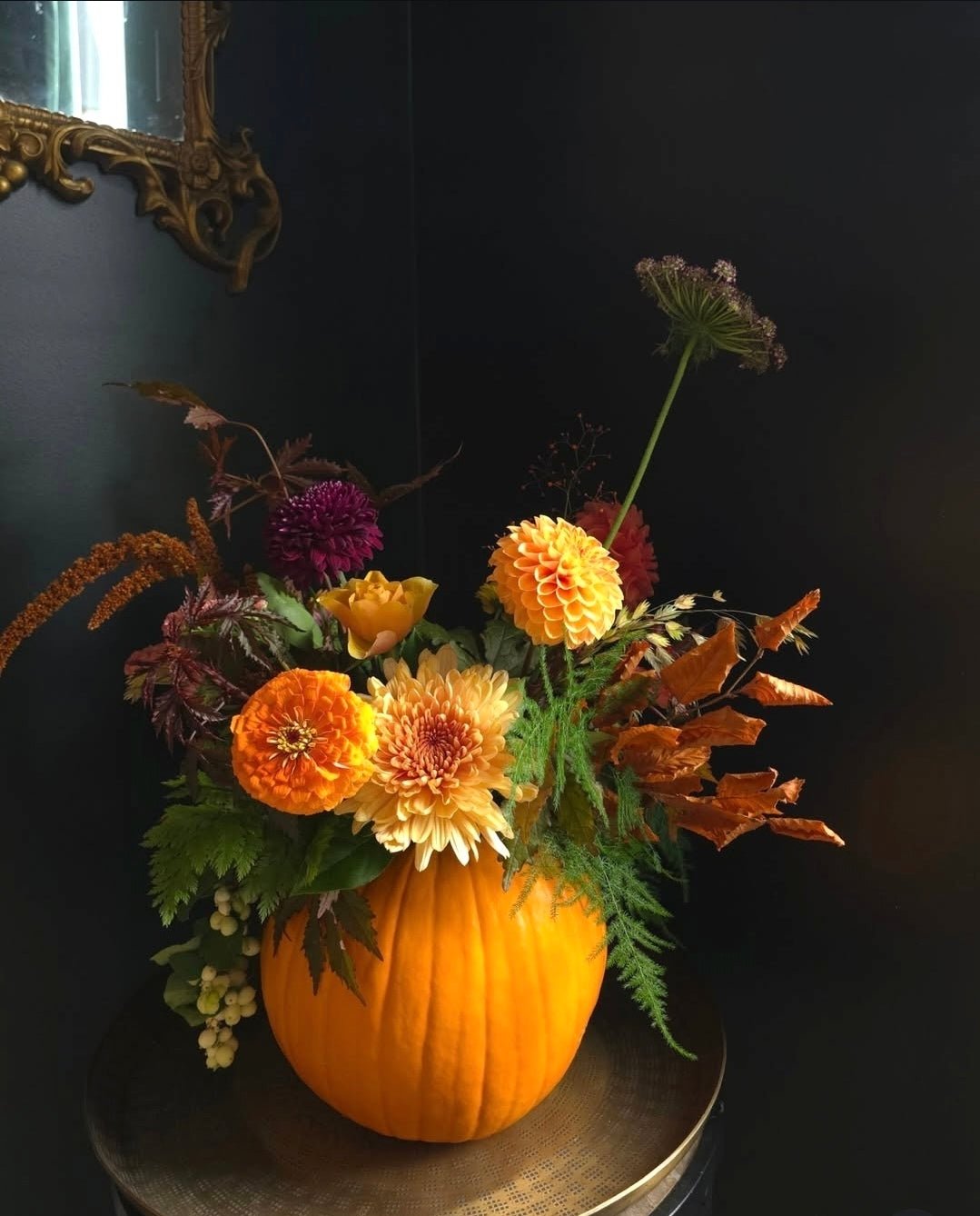 Fresh Pumpkin Arrangement - Grow & Bloom Co.