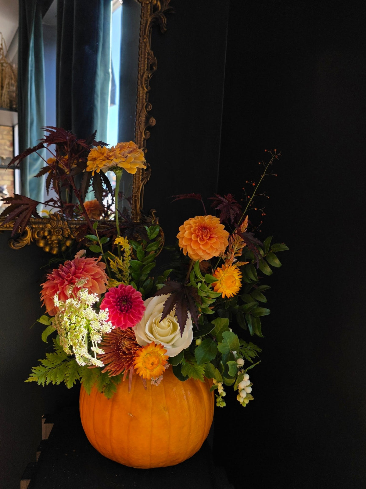 Fresh Pumpkin Arrangement - Grow & Bloom Co.