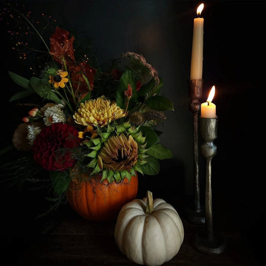 Fresh Pumpkin Arrangement - Grow & Bloom Co.