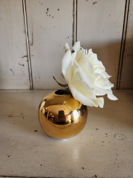 Jojo Gold Sphere Budvase - Grow & Bloom Co.