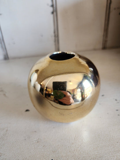 Jojo Gold Sphere Budvase - Grow & Bloom Co.