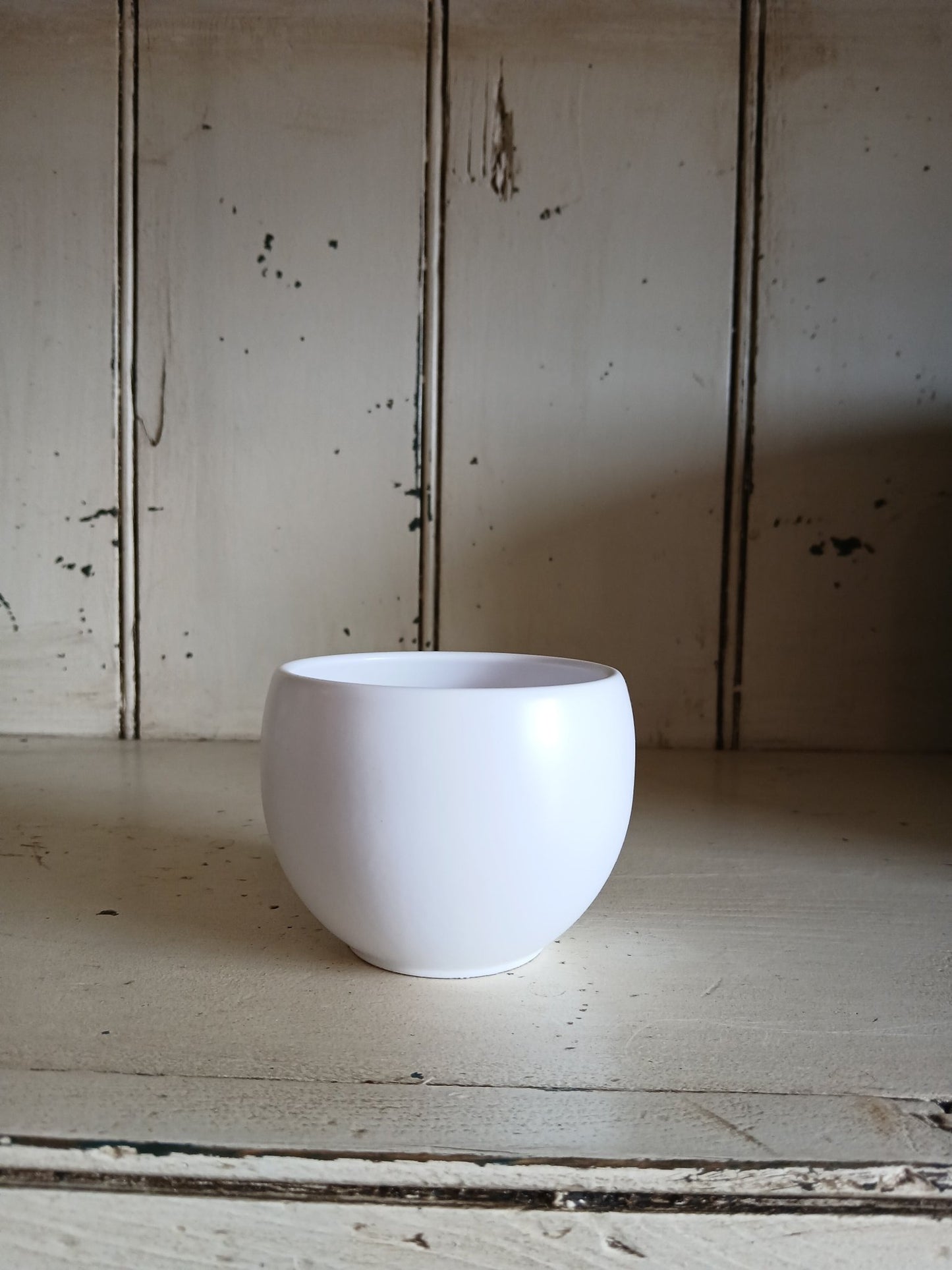 Luna Pot 4.75" x 3.5" - White - Grow & Bloom Co.