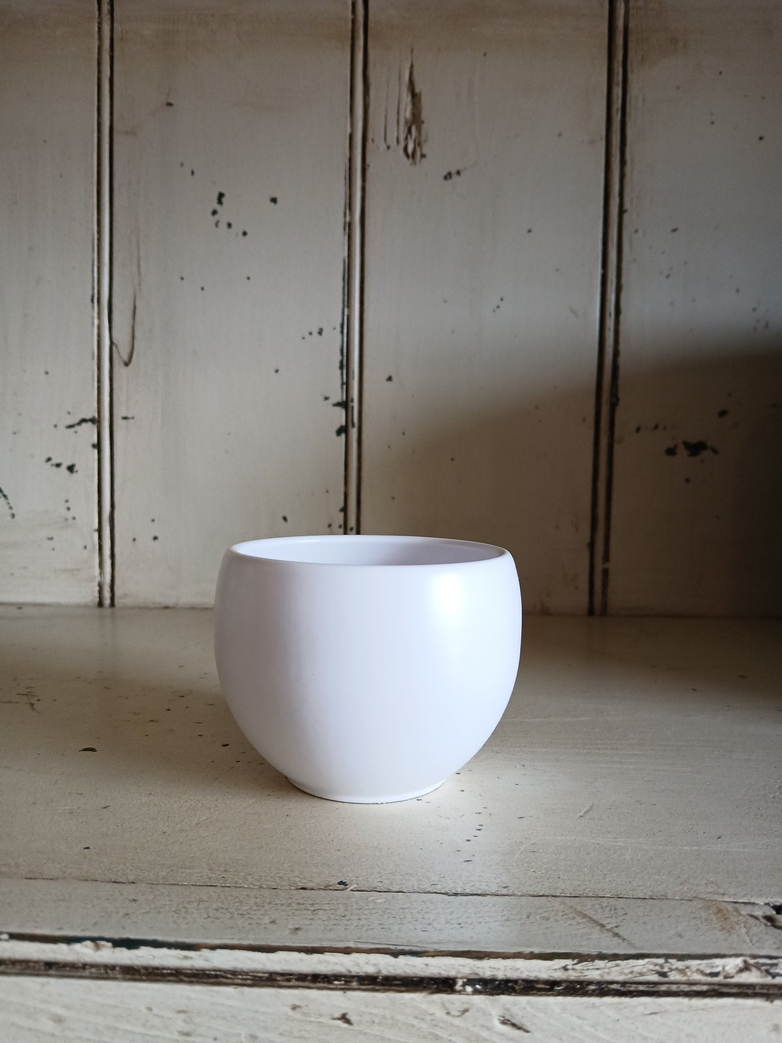 Luna Pot 4.75" x 3.5" - White - Grow & Bloom Co.