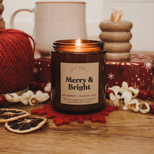 Merry & Bright - Shy Wolf Candles - Grow & Bloom Co.