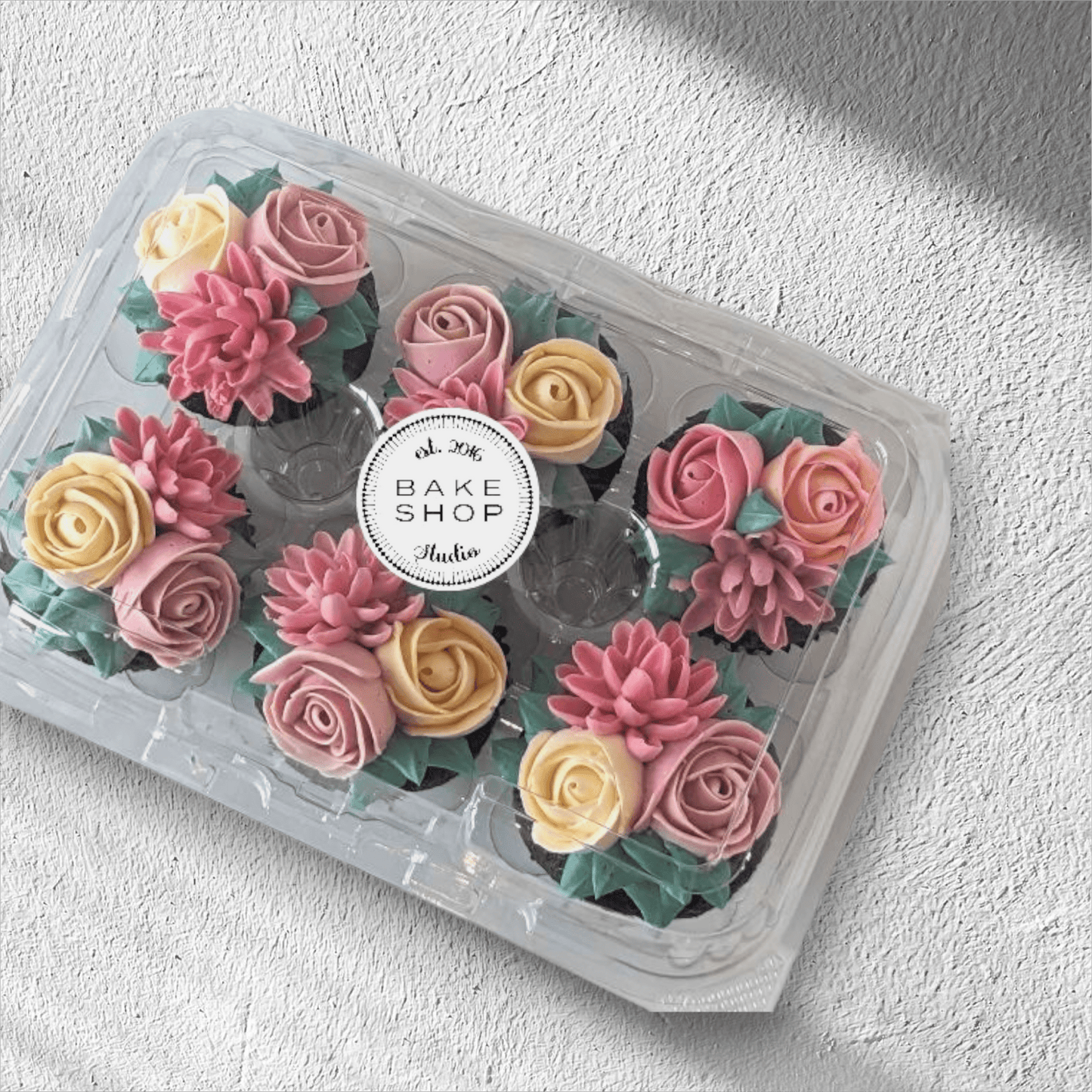Mother's Day Floral Cupcakes - Bake Shop Studio - Grow & Bloom Co.