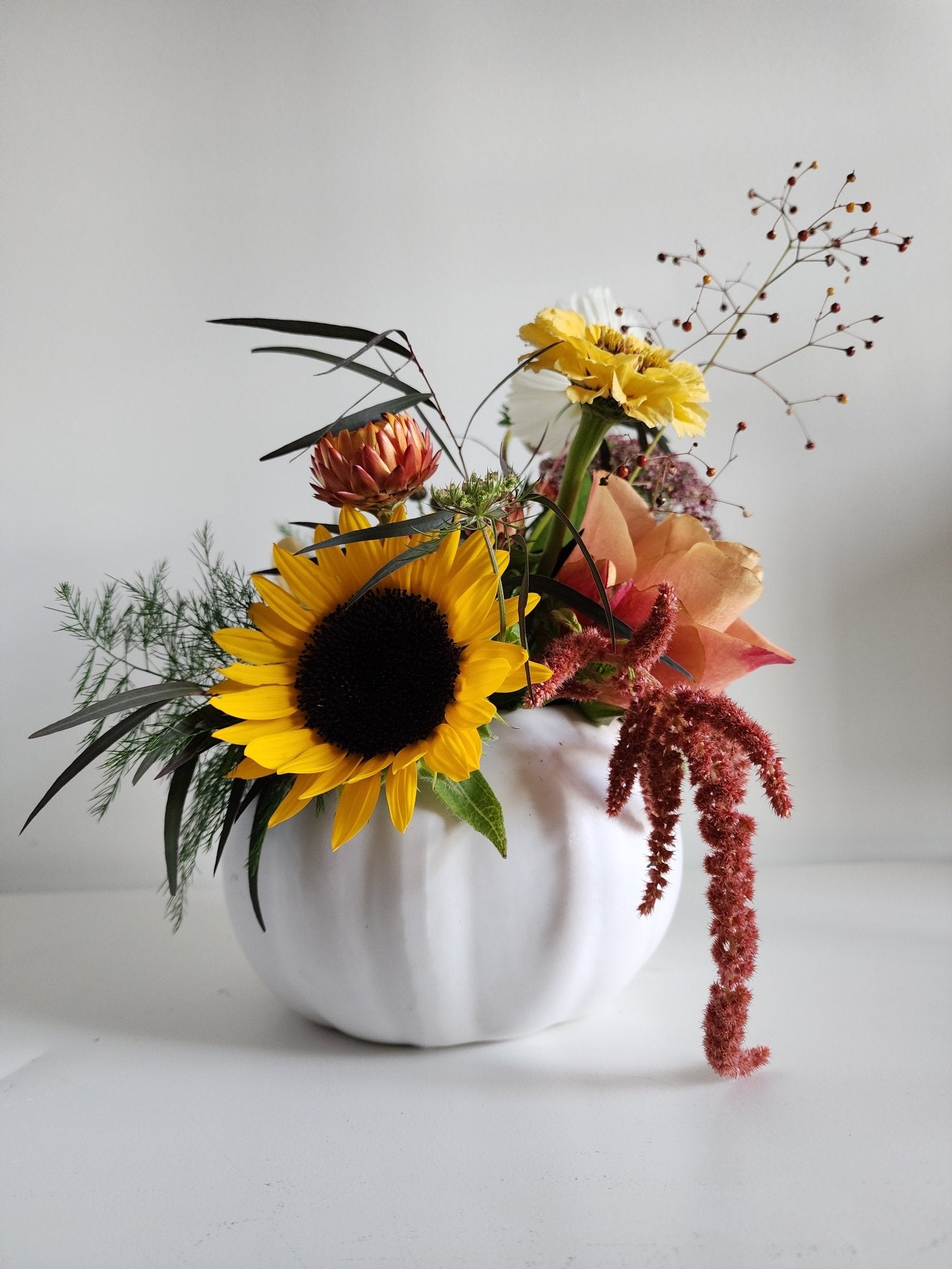 Pre - Order - Harvest Pumpkin Arrangement - Grow & Bloom Co.