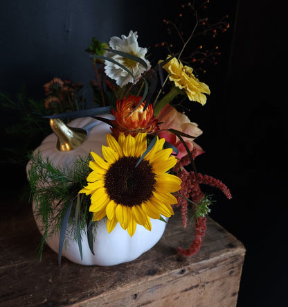 Pre - Order - Harvest Pumpkin Arrangement - Grow & Bloom Co.