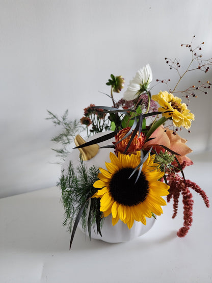 Pre - Order - Harvest Pumpkin Arrangement - Grow & Bloom Co.