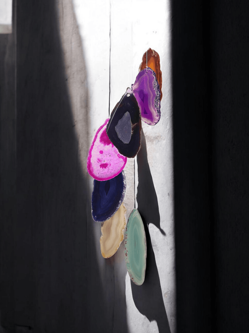 Rainbow Agate Wind Chime - Grow & Bloom Co.