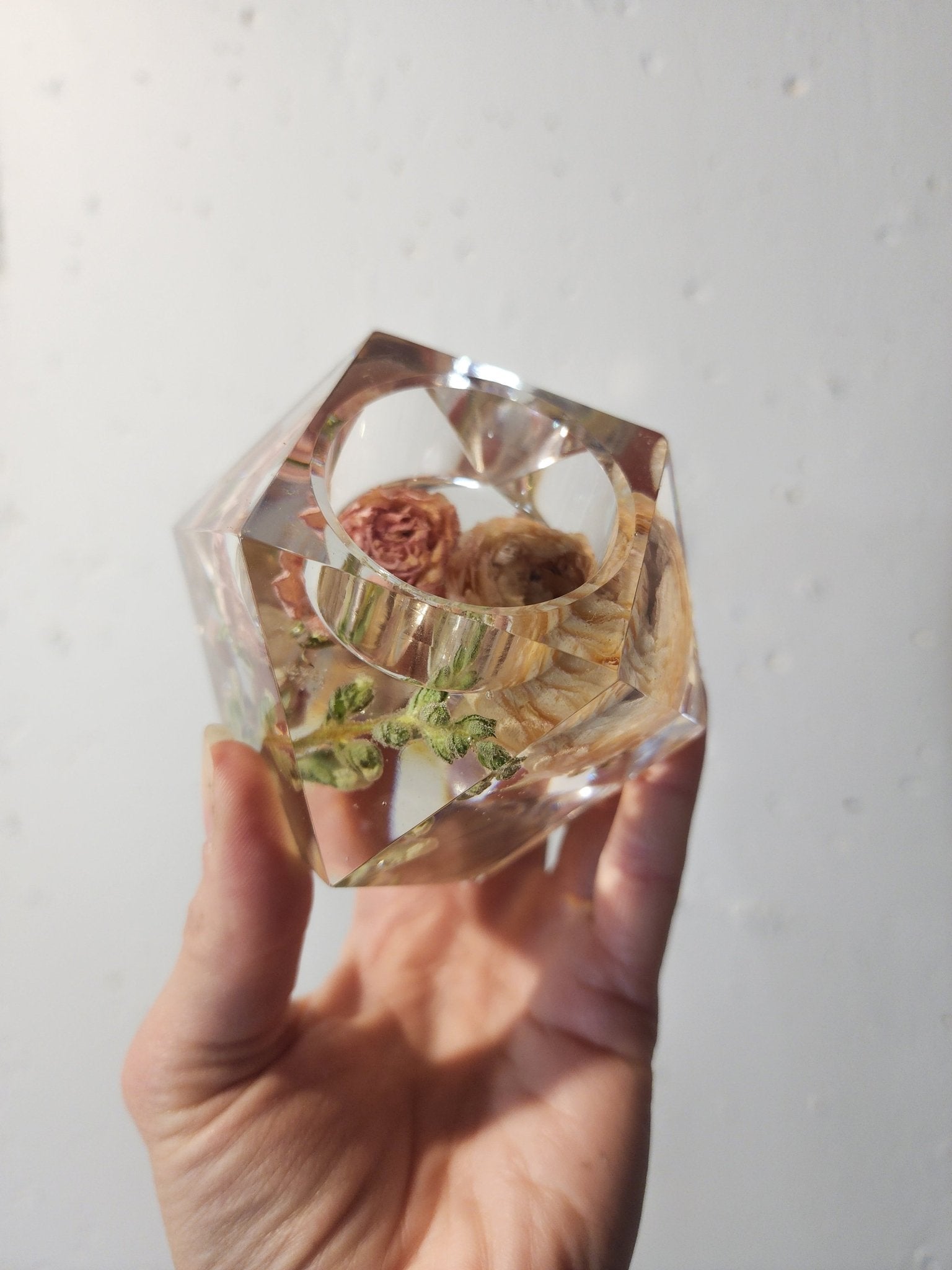 Resin Tealight Candle Holder - Grow & Bloom Co.