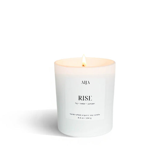 Rise Minimalist Organic Soy Candle - Aija Candle - Grow & Bloom Co.