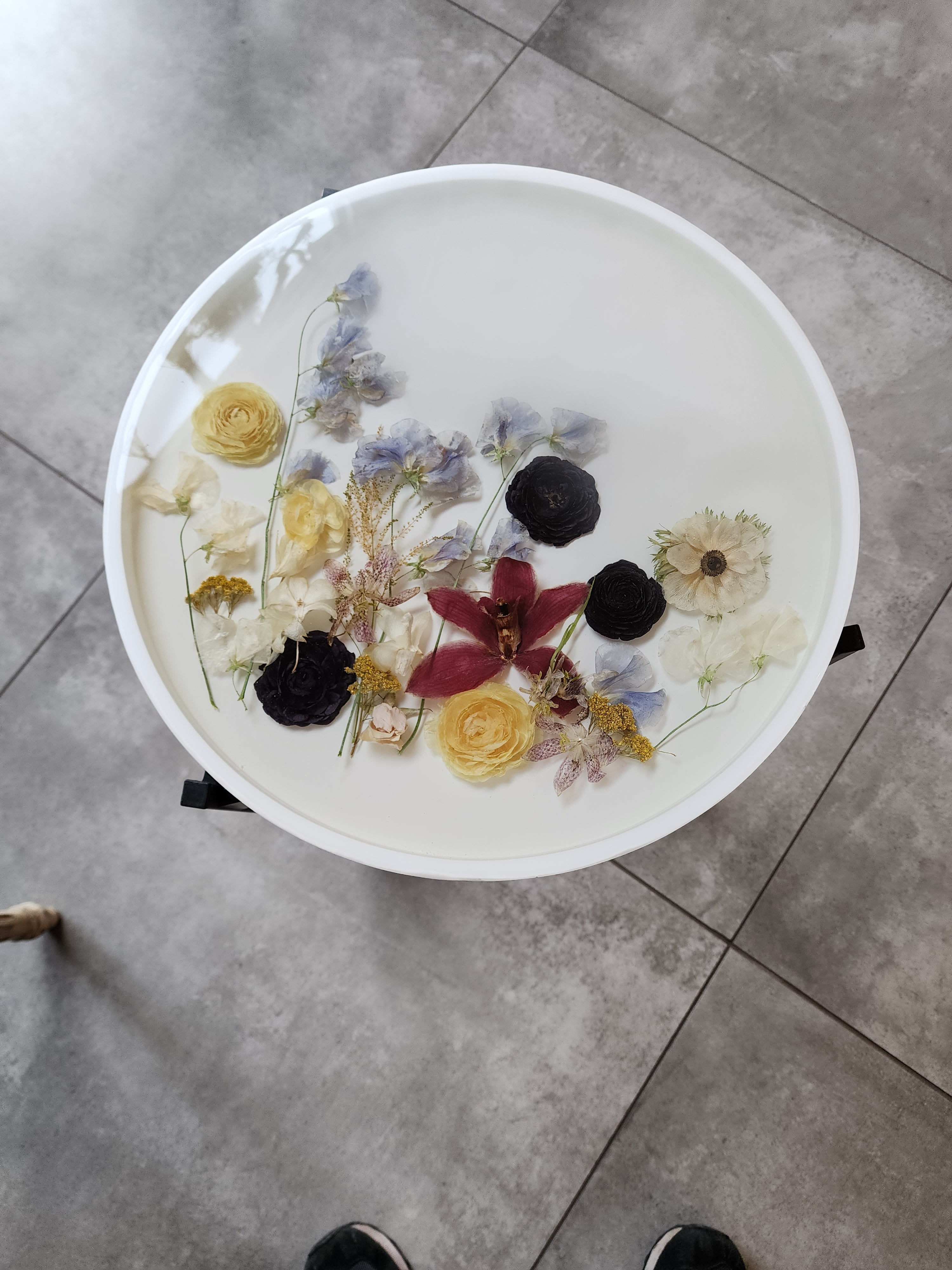Custom Floral Preservation Table