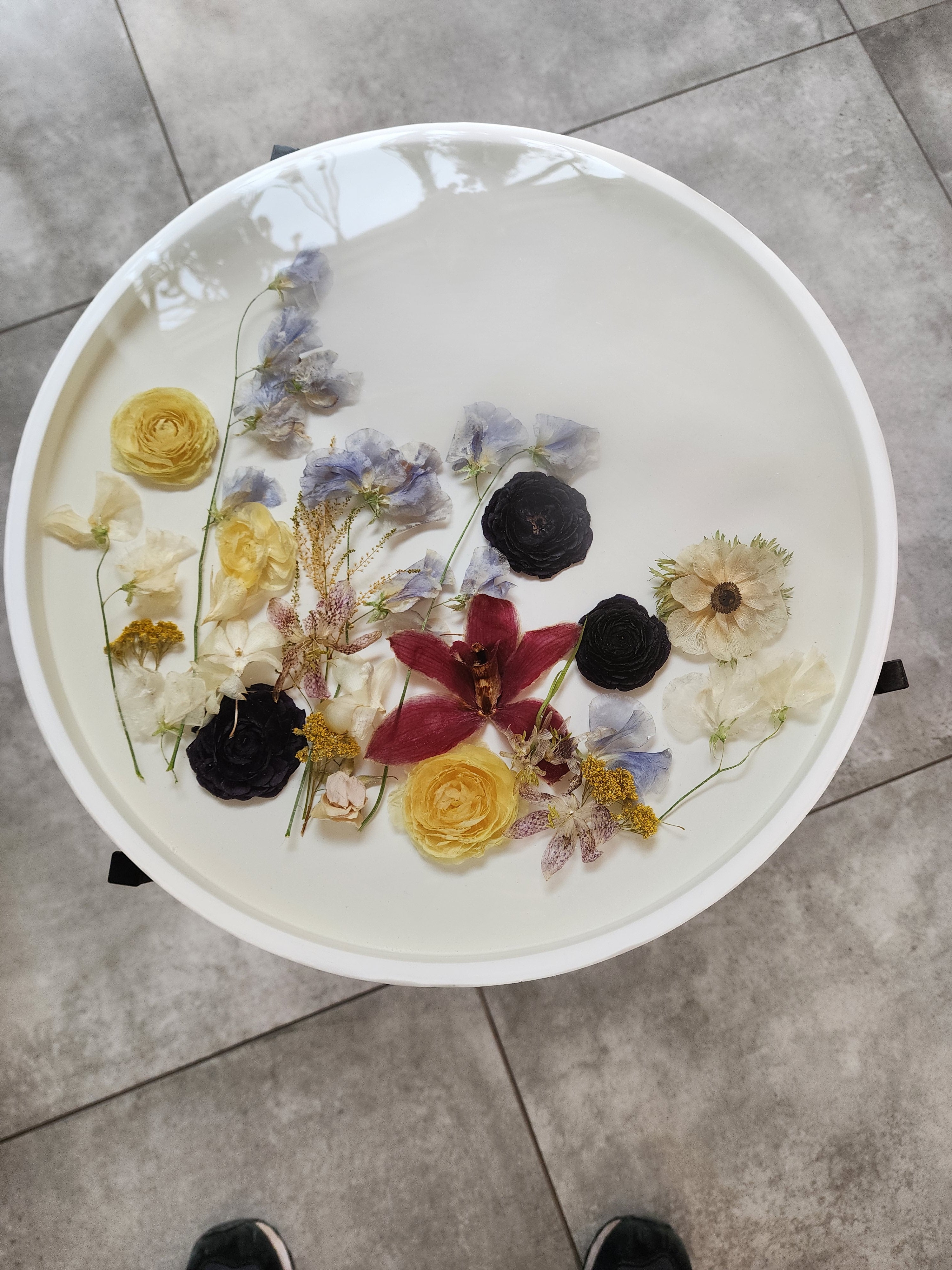 Custom Floral Preservation Table