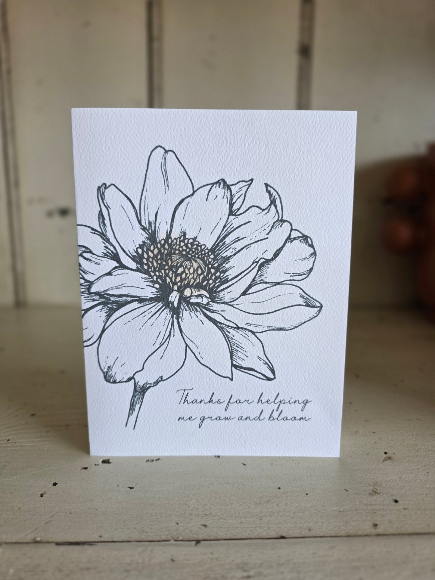 Thanks for Helping me Grow and Bloom Card - Grow & Bloom Co.
