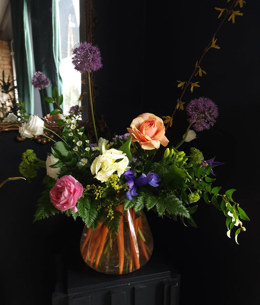 The Grand Carrot Arrangement - Grow & Bloom Co.