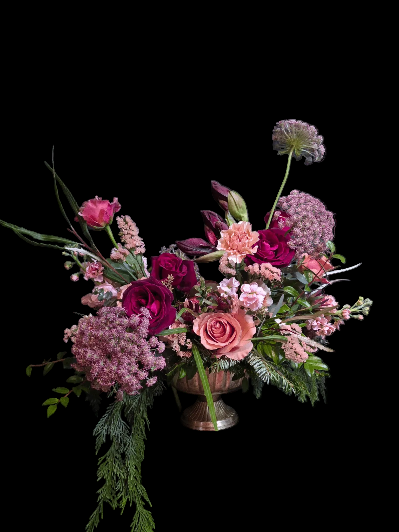 Victorian Christmas Arrangement - Grow & Bloom Co.