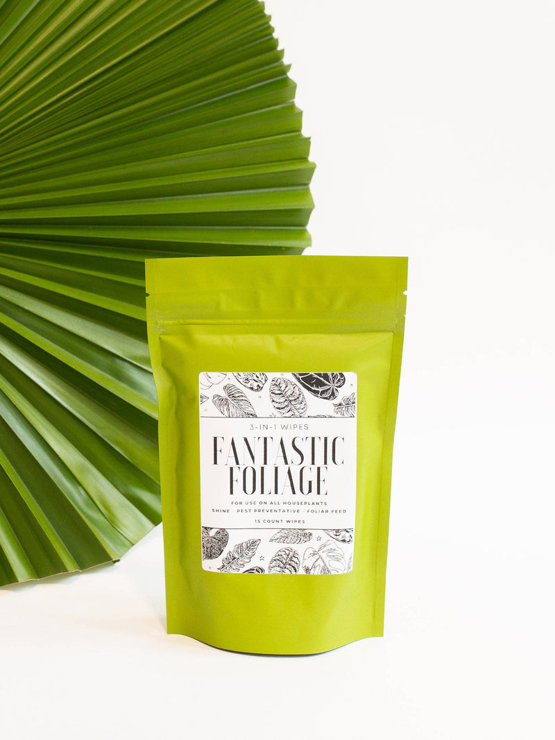 Fantastic Foliage - 3-in-1 Plant Wipes with Neem