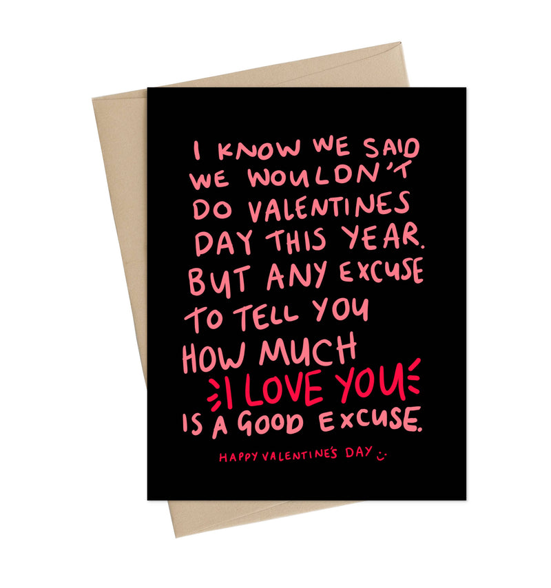 Little May Papery - Any Excuse (Valentines Day Card)