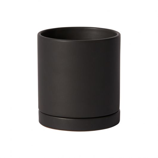 Romey Pot - 4.25" x 4.75" - Black