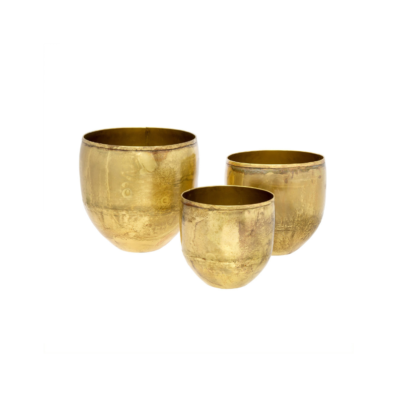 Aged Gold Pot