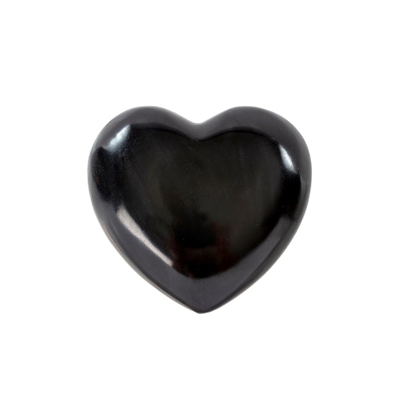 Soapstone Heart - Black