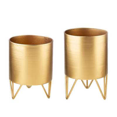 Mod Gold Planter - 2 sizes