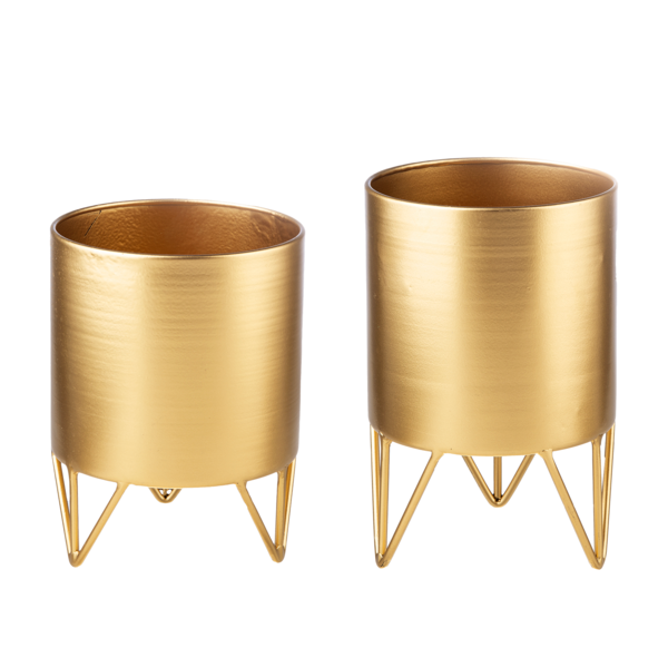 Mod Gold Planter - 2 sizes