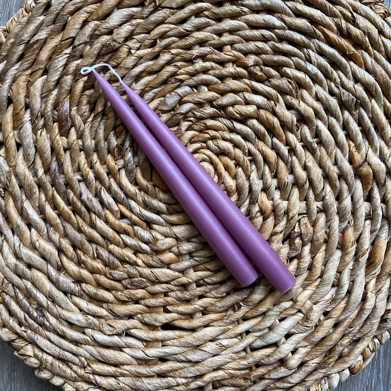 10" Danish Taper Candle - Assorted Colours