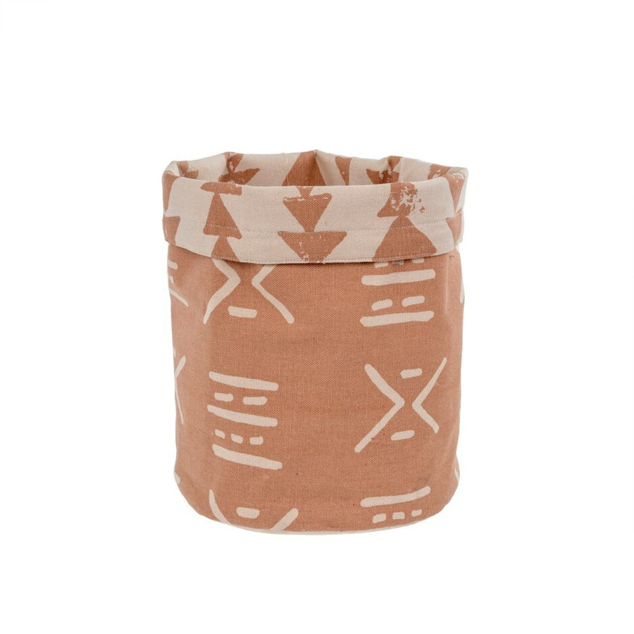 Mali Fabric Basket - Dusty Rose - Grow & Bloom Co.